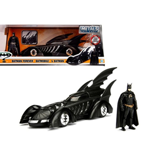 اسباب بازی ماشین فلزی بتموبیل سری Batman for Ever و فیگور بتمن با مقیاس 1:24_اسباب بازی ماشین